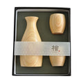 Youbi Hinoki Round Sake Cup 3P Set