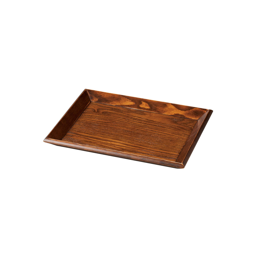 Youbi Non-Slip Rectangular Wood Tray - 27 x 20cm
