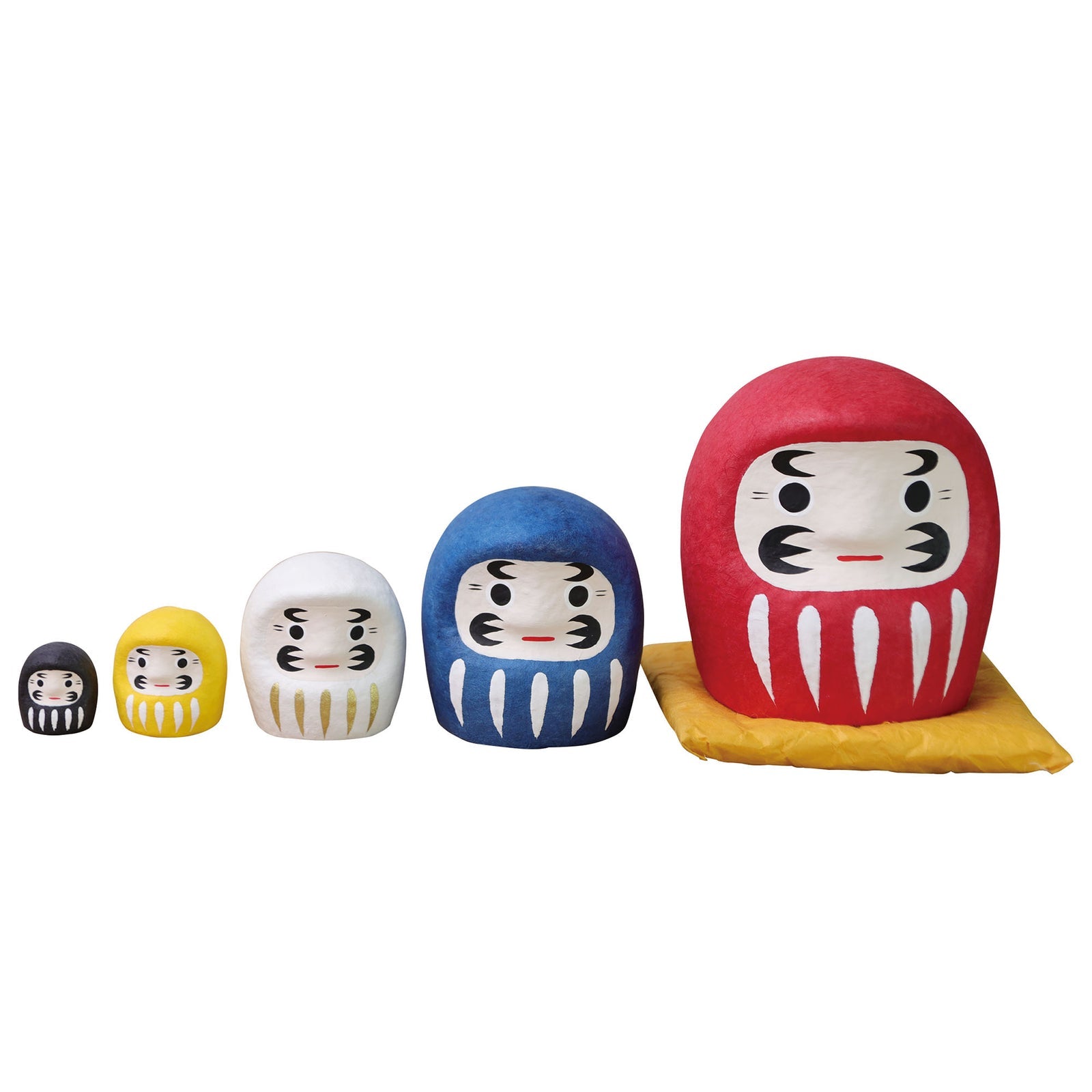 Youbi Paper Daruma Doll 5P Set