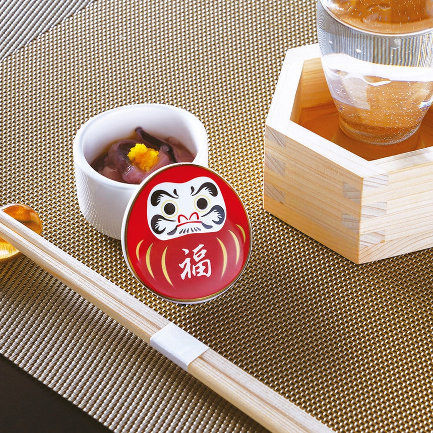 Youbi Porcelain Daruma Bowl with Lid
