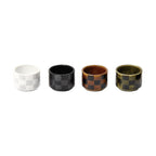 Youbi Porcelain Ichimatsu Check Round Mini Cup 5.5D 3.8H