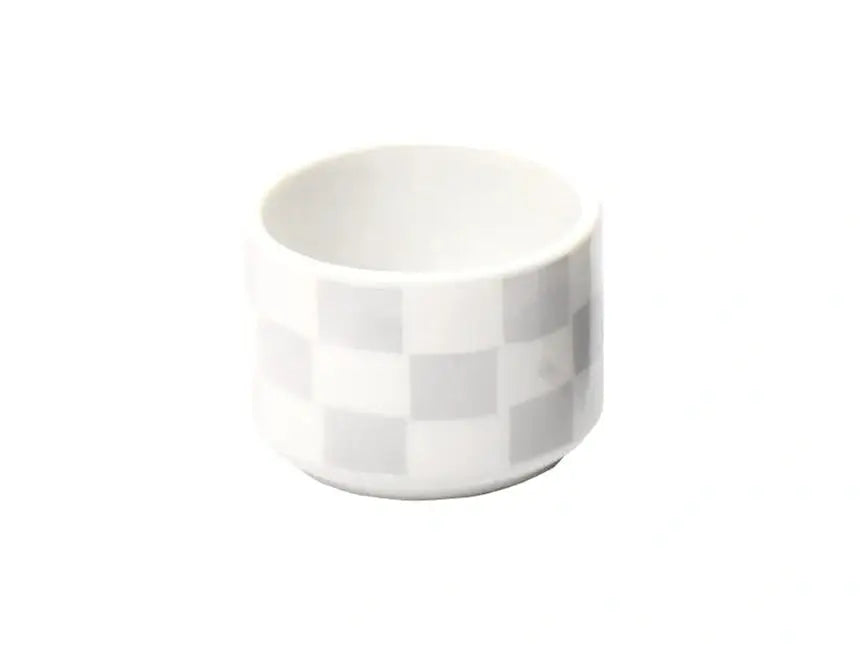 Youbi Porcelain Ichimatsu Check Round Mini Cup 5.5D 3.8H