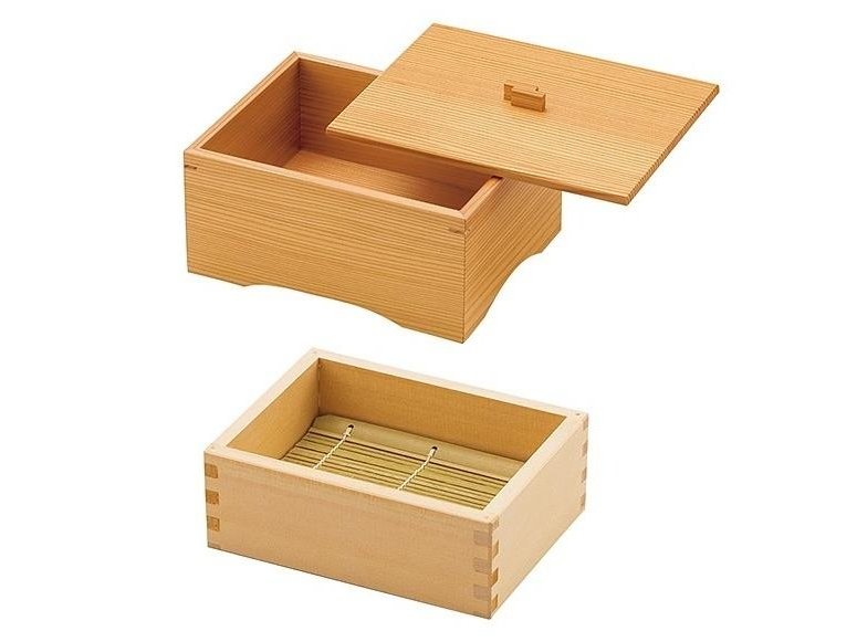 Youbi Steaming Kiso-Sugi Container 17×13×H6.5cm