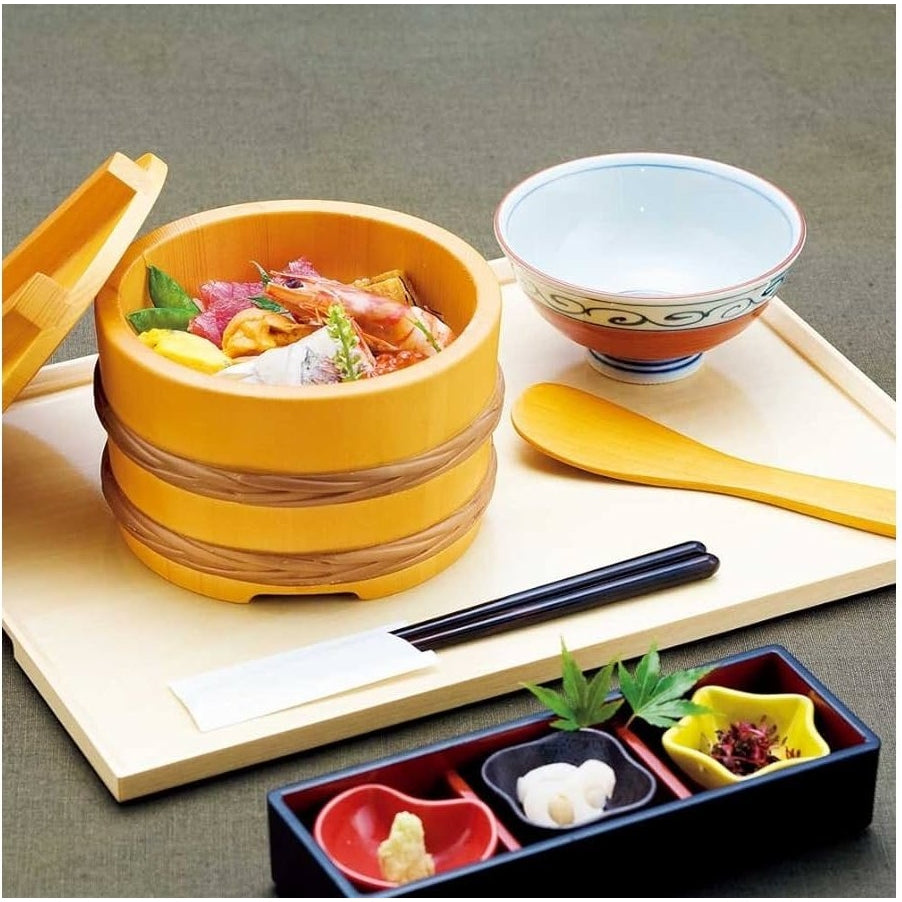 Youbi Wooden Rice Tub 14D 650ml - MINIMARU