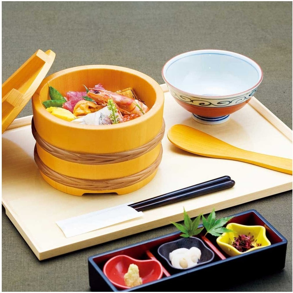 Youbi Wooden Rice Tub 14D Lid