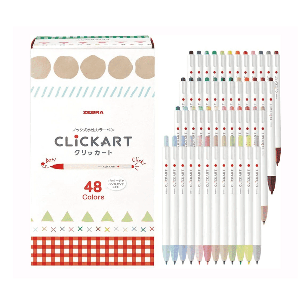Zebra Clickart Marker 48 Colour Set