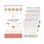 Zebra Clickart Marker 48 Colour Set