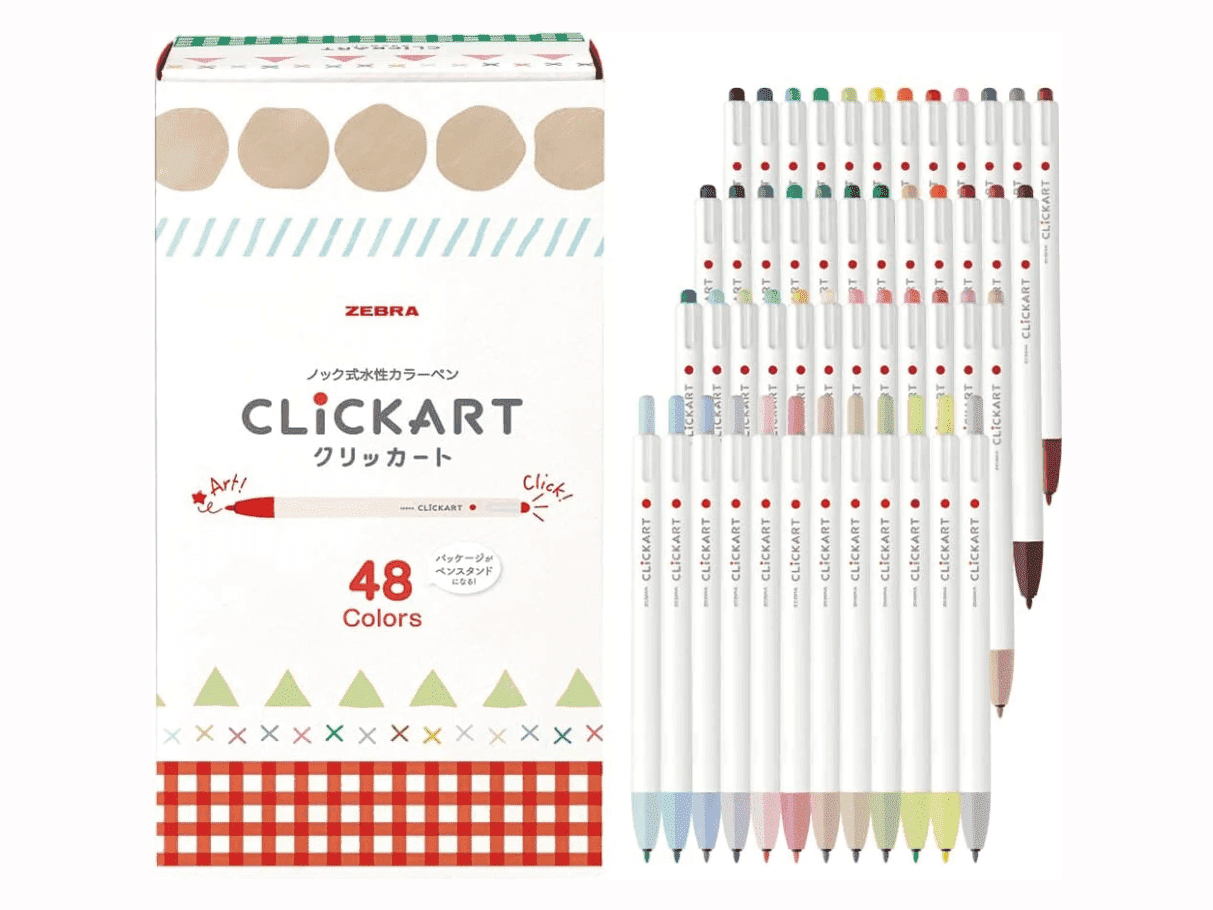 Zebra Clickart Marker 48 Colour Set