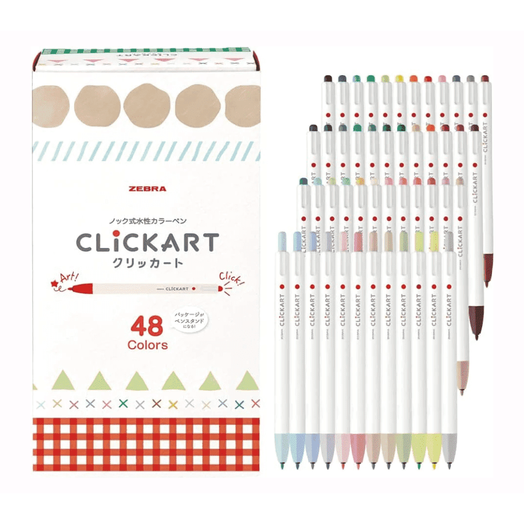 Zebra Clickart Marker 48 Colour Set