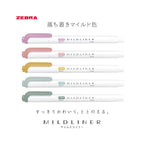 Zebra Mildliner Highlighter 5-Colour Set