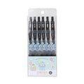 Zebra Sanrio Sarasa Clip 0.5mm Gel Pen 6P Set - Black - Hangyodon