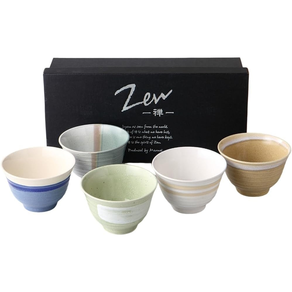 Zen Bright Ochazuke Bowl 5P Set