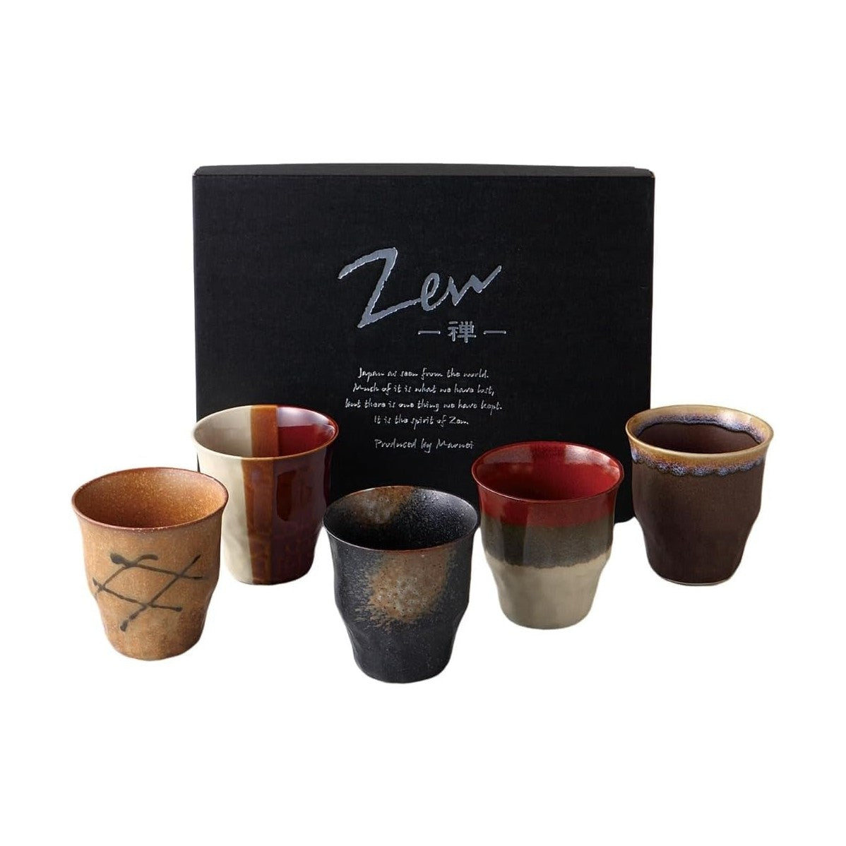 Zen Warm Earth Tall Cup 5P Set