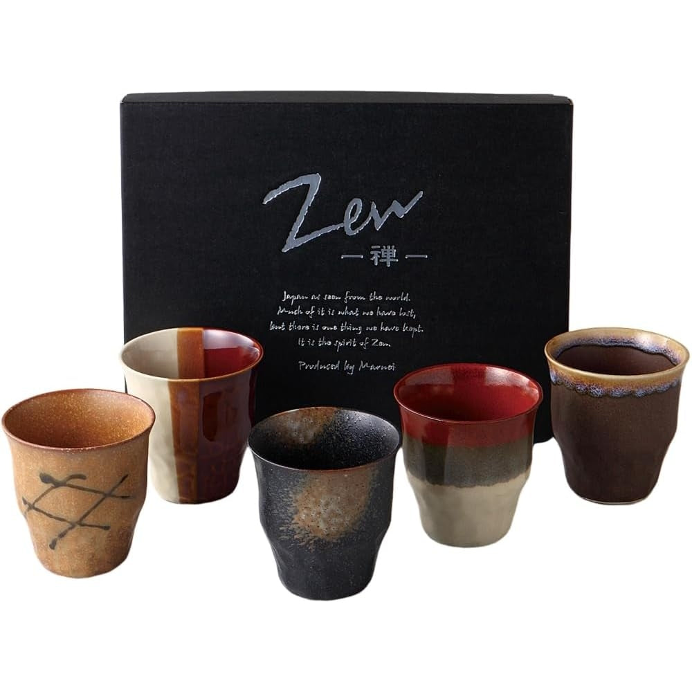 Zen Warm Earth Tall Cup 5P Set