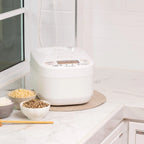 Zojirushi NW-YAQ rice cooker in a kitchen setting