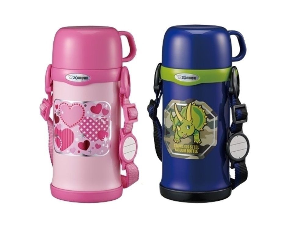 Zojirushi SC-MC60 Kids Stainless Steel Vacuum Bottle with Cup 0.6L