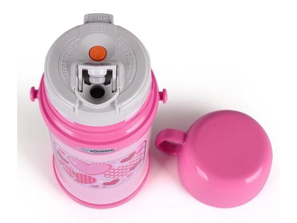 Zojirushi SC-MC60 Kids Stainless Steel Vacuum Bottle with Cup 0.6L