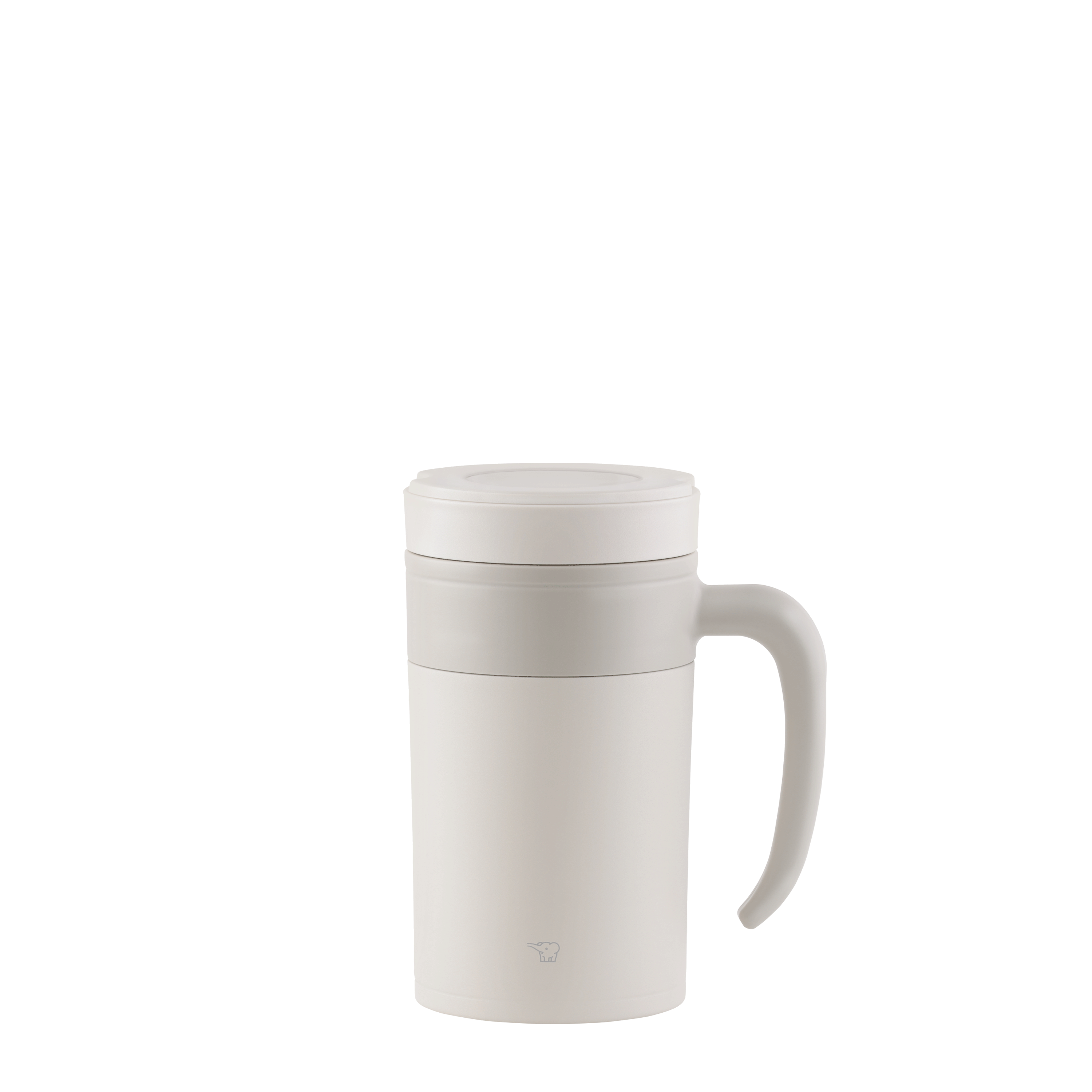 Zojirushi SE-KAE48 Stainless Tea Tumbler with Handle 480ml - Off White