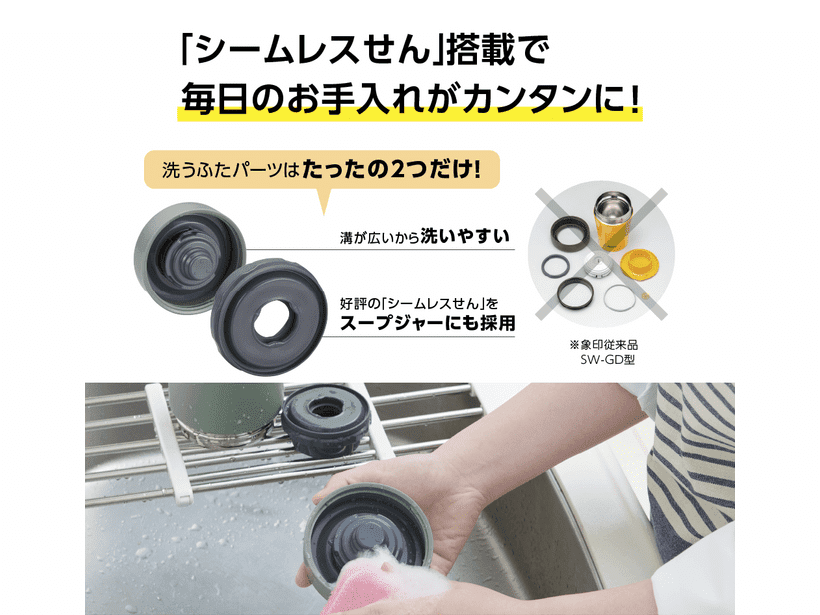 Zojirushi SW-KA52 Stainless Steel Food Jar 520 ml