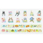 bande Decorative Masking Roll Sticker - Cat's Party -kalo-