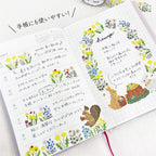 bande Decorative Masking Roll Sticker - Dandelion Field -kalo- in a planner