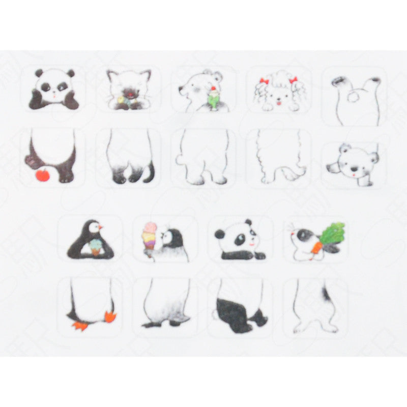bande Decorative Masking Roll Sticker - Shirokuro Sandwich