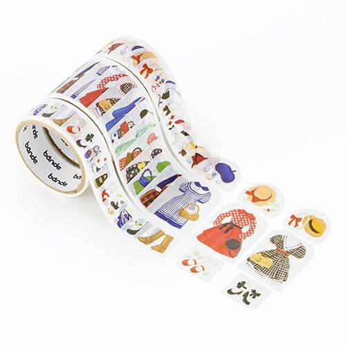 bande Roll Sticker 3-pack - Dress-up Cat Girls' Gathering -kalo-