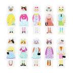 bande Roll Sticker 3-pack - Dress-up Cat Girls' Gathering -kalo-