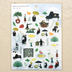 cozyca Akira Kusaka Clear Sticker Sheet, PROTAGONISTS II