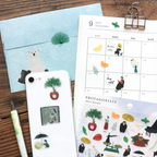 cozyca Akira Kusaka Clear Sticker Sheet, PROTAGONISTS II