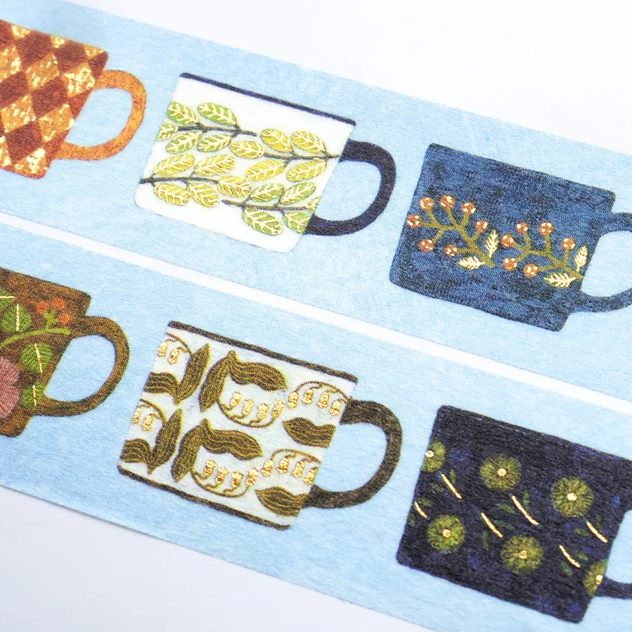 cozyca Gold Foil Washi Tape - My Favourite Mugs