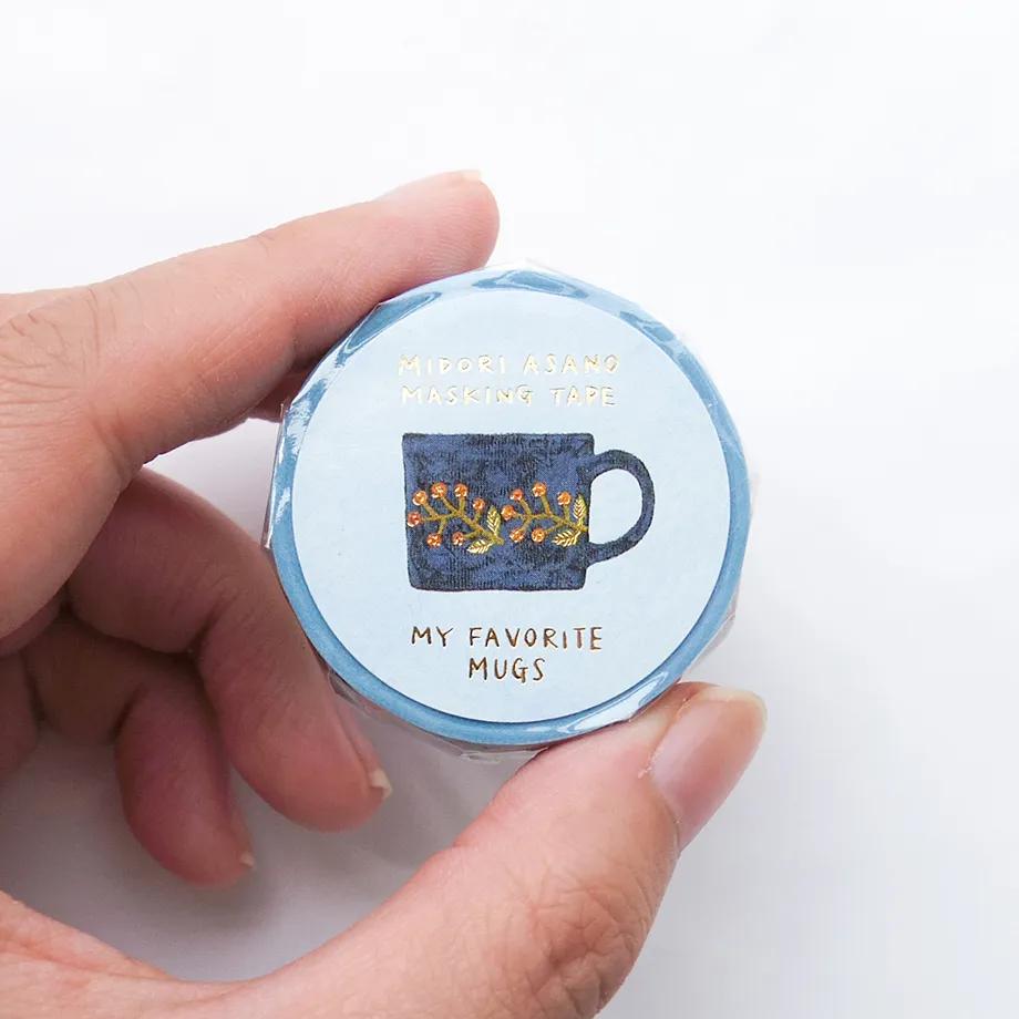 cozyca Gold Foil Washi Tape - My Favourite Mugs