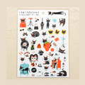 cozyca Kuroneko Isho Clear Sticker Sheet, Robinchan vol.1