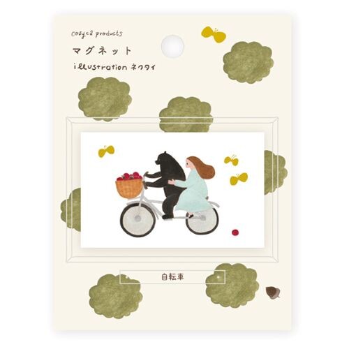 cozyca Necktie Magnet - Bicycle