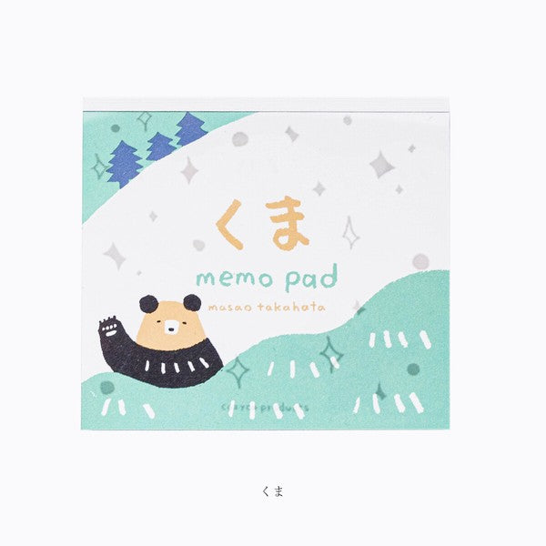 cozyca products Masao Takahata Block Memo - Beckoning Cat