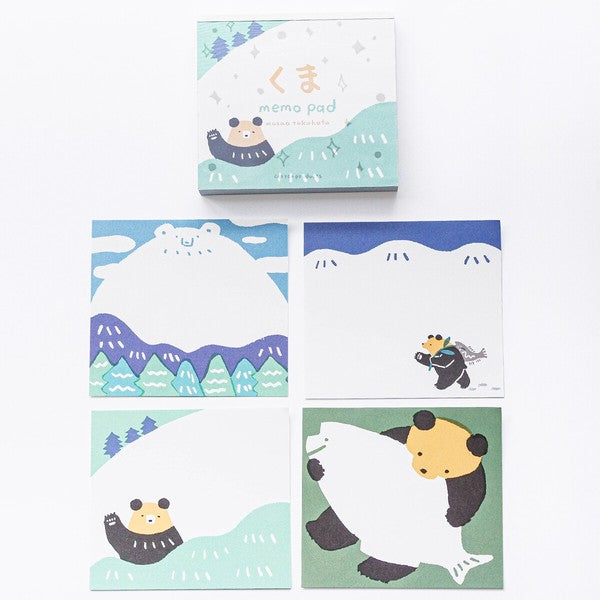 cozyca products Masao Takahata Block Memo - Beckoning Cat