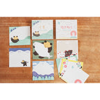 cozyca products Masao Takahata Block Memo - Beckoning Cat