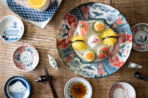 Edokko Dinosaur Small Plate 9D - Red Flame Dinosaur – MINIMARU