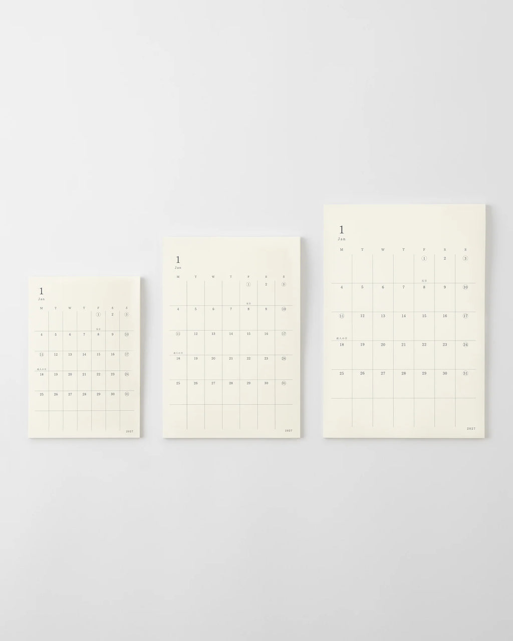 Midori MD Diary Sticker S 2027
