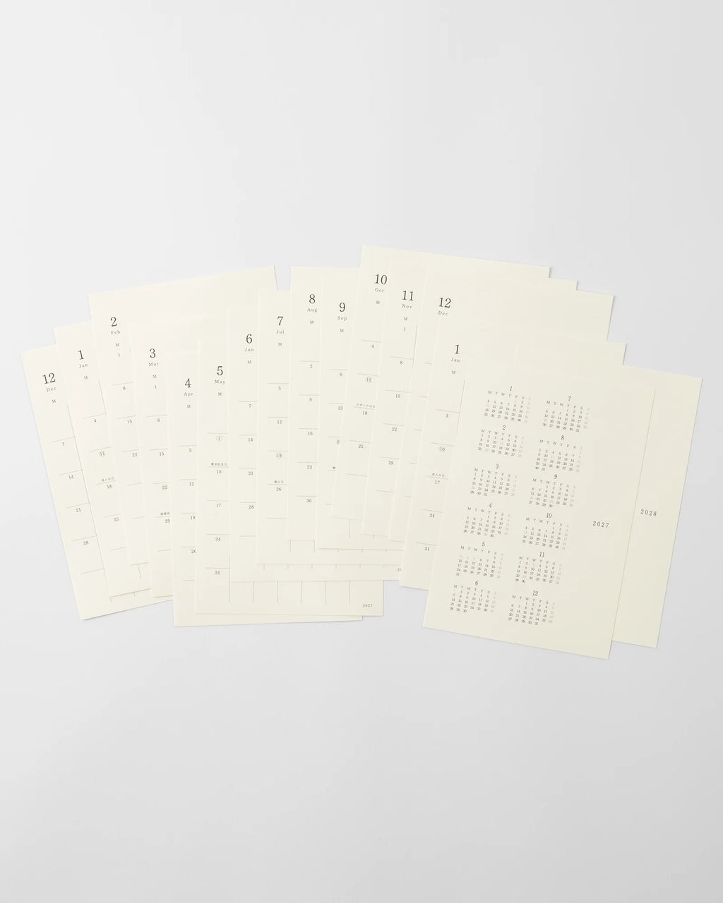 Midori MD Diary Sticker L 2027