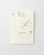 Midori MD Diary Sticker L 2027
