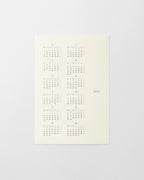 Midori MD Diary Sticker S 2027