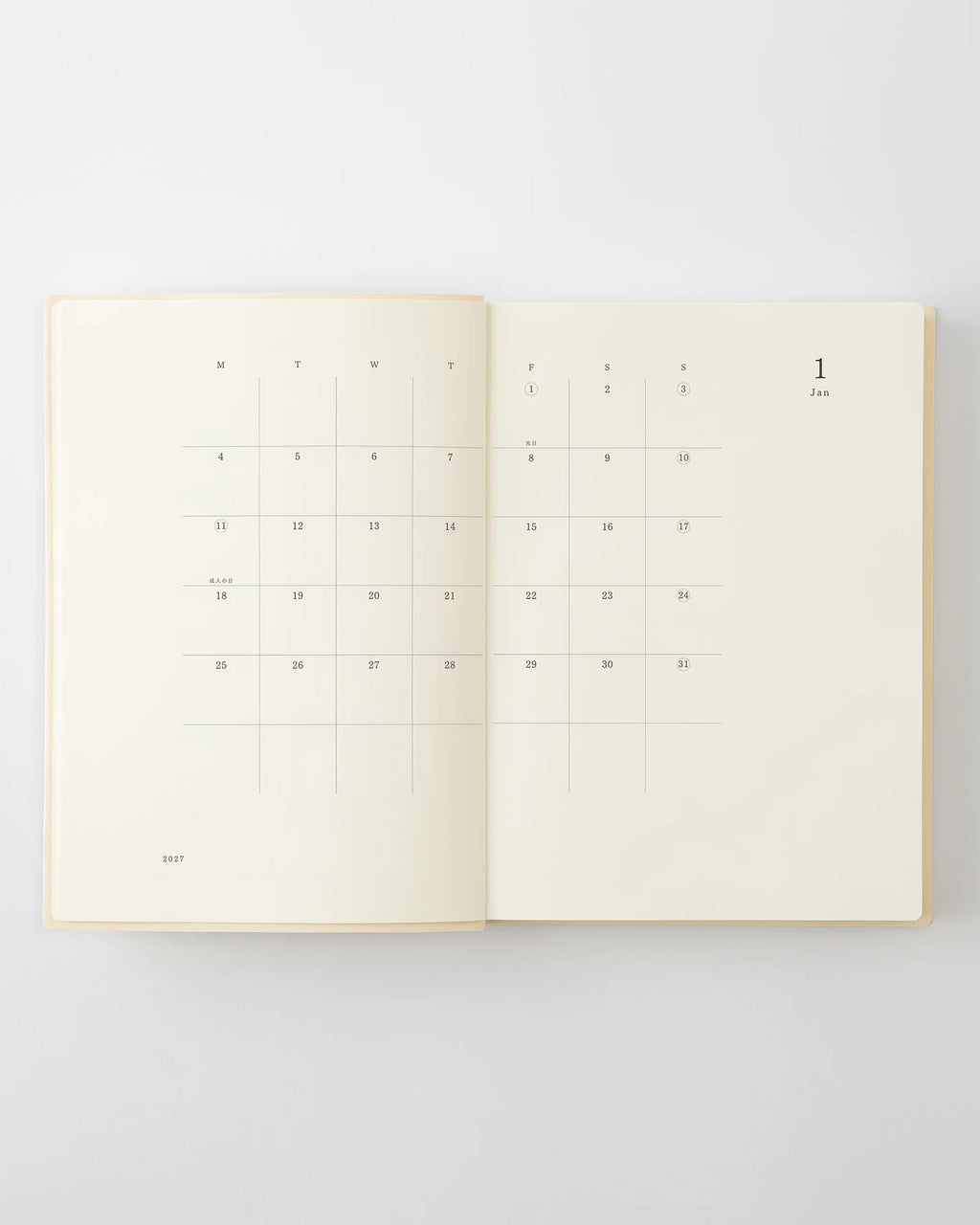 Midori MD Notebook Diary A5 1Day 1Page 2027