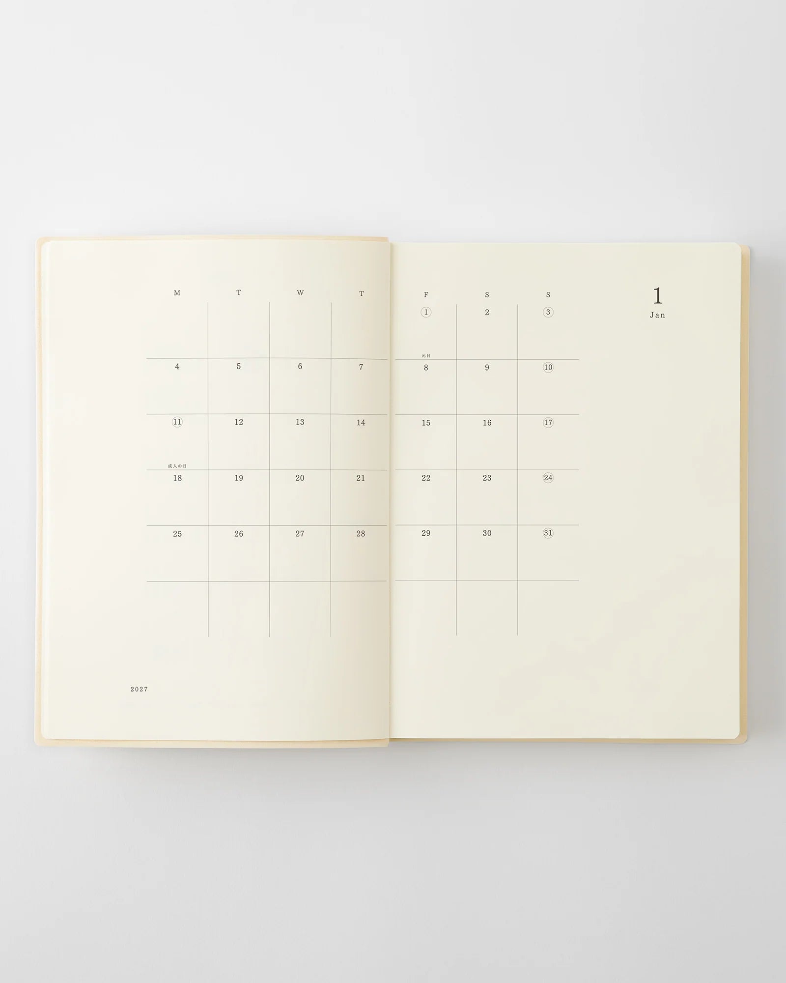 Midori MD Notebook Diary A5 1Day 1Page 2027