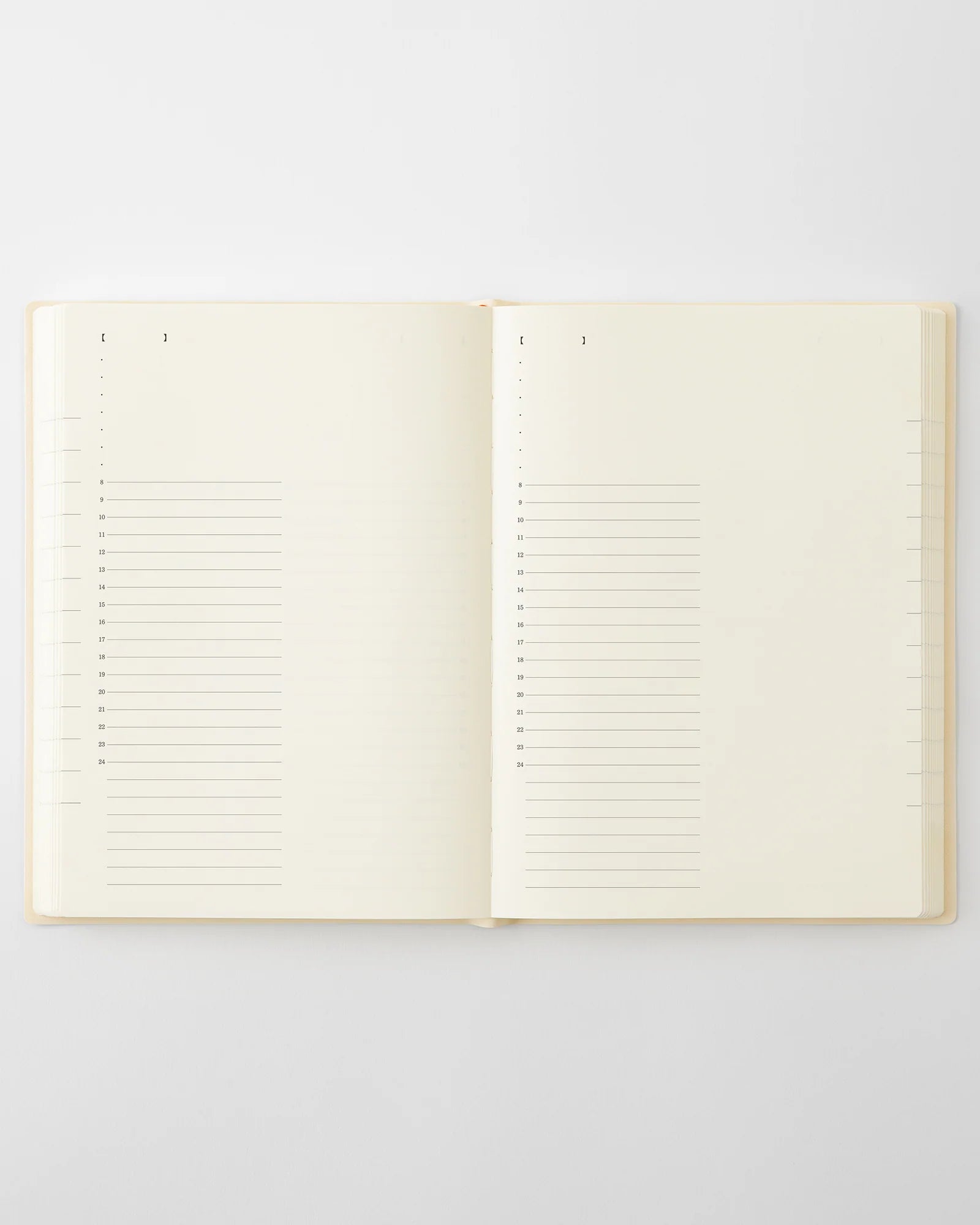 Midori MD Notebook Diary A5 Square 1Day 1Page 2027