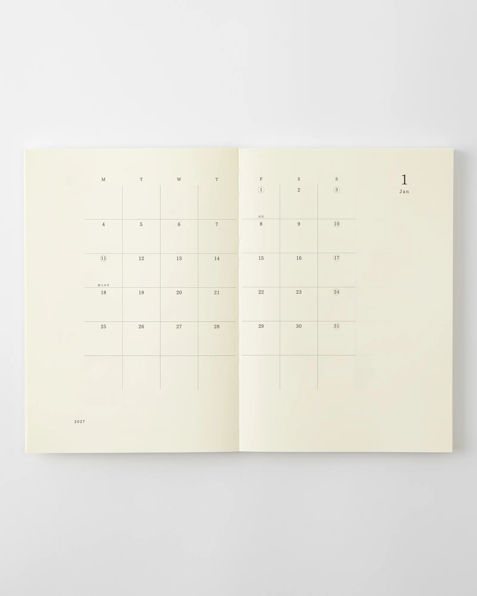 Midori MD Notebook Diary A7 2027