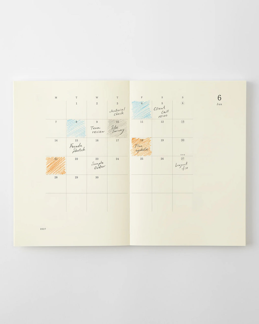 Midori MD Notebook Diary A6 2027
