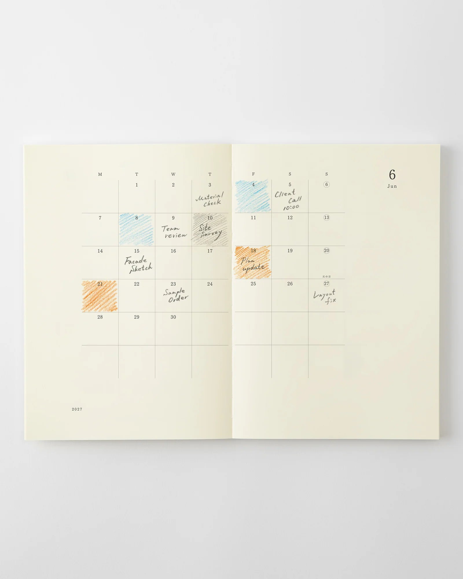 Midori MD Notebook Diary A6 2027