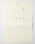 Midori MD Wall Calendar Folded - A2 2027