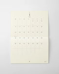 Midori MD Wall Calendar Folded - A4 2027
